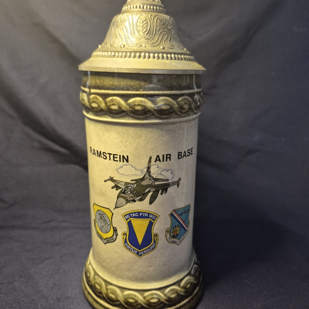 Unique German S.P. Gerz Beer Stein – Ramstein Airbase Collector’s